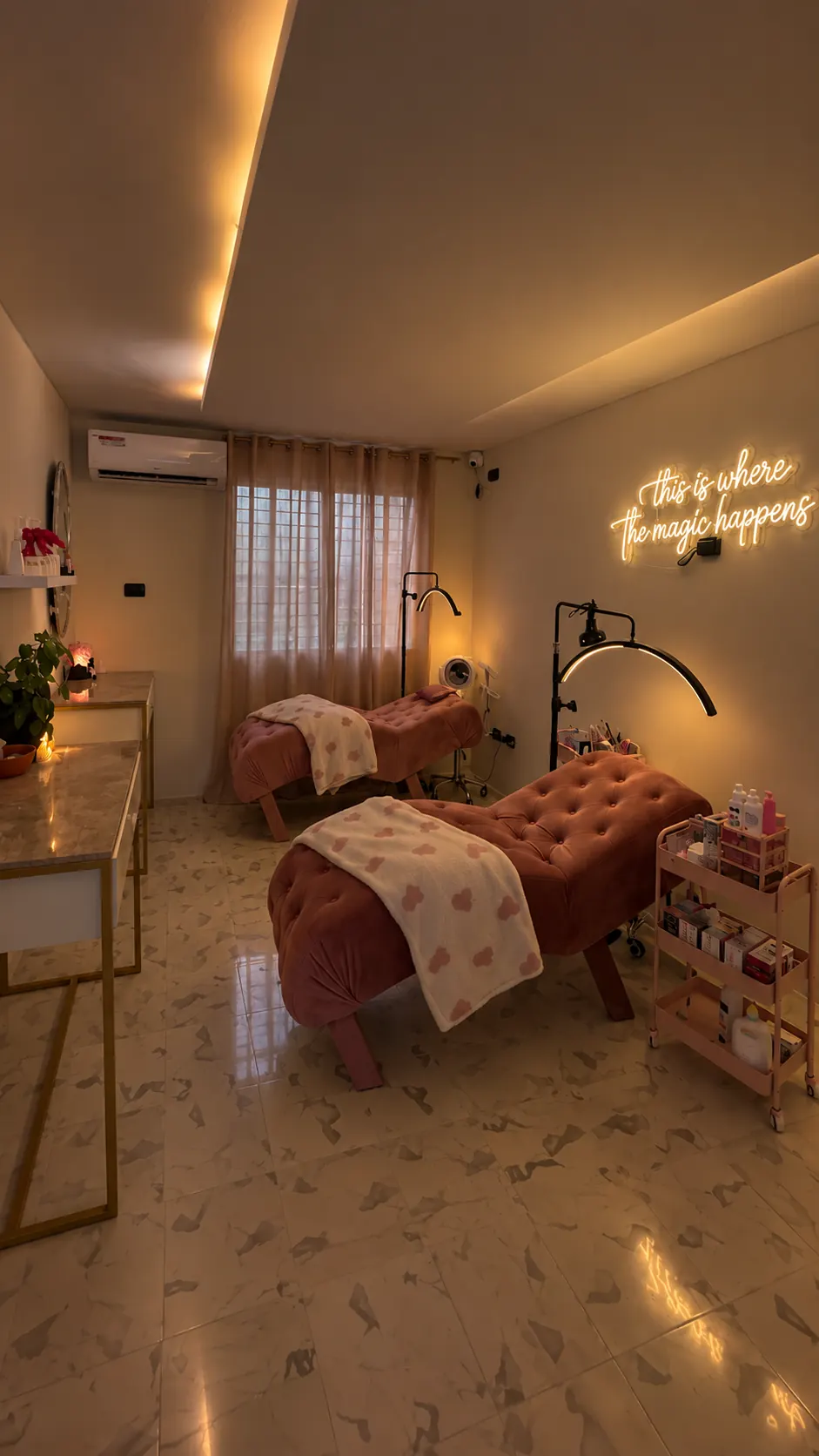 Cabina de aplicación de Glam Lash